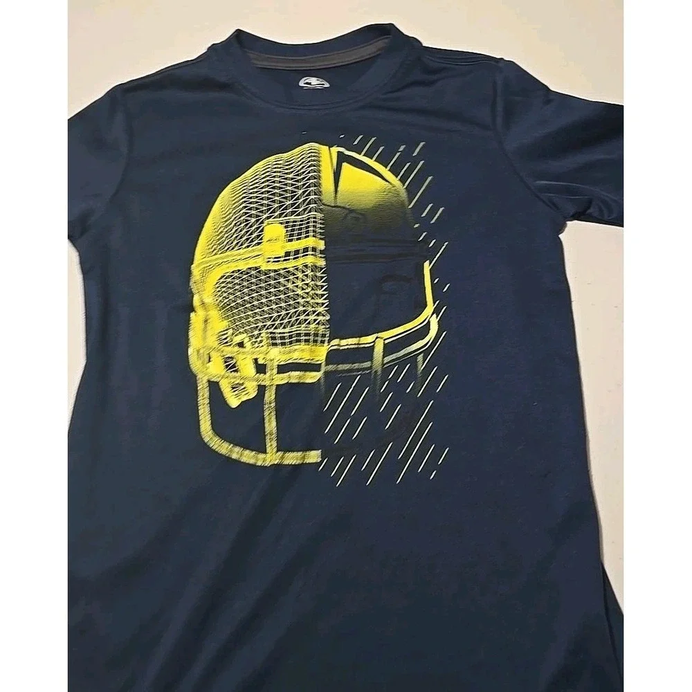 Athletic Works Boy's Size Small (6-7) Shirt Dri-Works Football Helmet